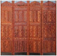 Ширма резная &quot;Виноградная лоза&quot; из палисандра.