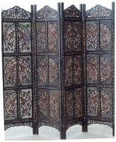 Ширма тонированная резная &quot;Виноградная лоза&quot; из манго.