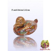 F.an16 Уточка (дл. 12см) муранское стекло