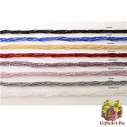 Ожерелье бисер 6 рядов стеклярус 50см различные цвета