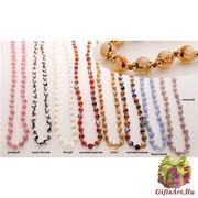 Mos100/8/60/mazКолье мозаичное 60 см 10 цветов муранское стекло