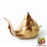 445/B Статуэтка Улитка с мурринами (выс. 6см) муранское стекло