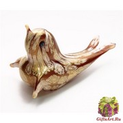 445/E Статуэтка Тюлень с мурринами (дл. 14см) муранское стекло