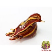467/R Статуэтка Птичка (выс. 9см) муранское стекло