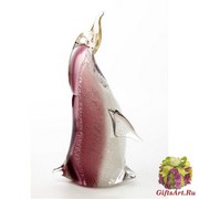 509/С Статуэтка Пингвин (выс. 20см) муранское стекло