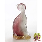 509/T Статуэтка Кошка (выс. 18см) муранское стекло