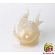 661/H Статуэтка Рыба-мяч (высота 10см) муранское стекло