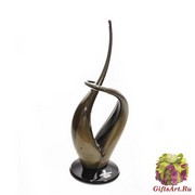 990/2 Скульптура абстрактная Двое (выс. 34см) муранское стекло