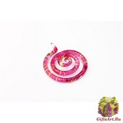 NV06 Подвеска Спираль Бонди' цвет светло-лилово-золотой