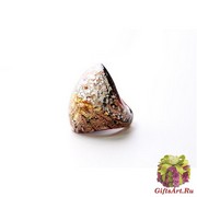 NV43 Кольцо Бамби Шамаре муранское стекло