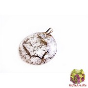 NV02/2 Подвеска Бонди д.5 цвет платина муранское стекло