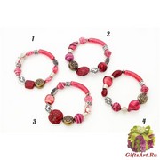 2012-20(1)/maz Браслет различные цвета муранское стекло