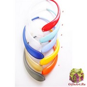 DM14 Колье с матовой прозрачной и яркой частью муранское стекло