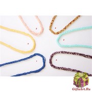 Колье микробисер 6 рядов 50 см 8 новых цветов