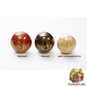 RS53-A Кольцо &quot;Золотая фантазия&quot;, 3 цвета, муранское стекло