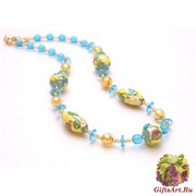 2012-59/maz Колье Летний полдень 52см муранское стекло