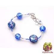 2012-60/maz Браслет &quot;Кувшинки Клода Моне&quot;муранское стекло