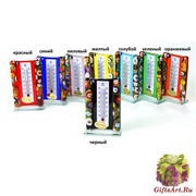 N50 Термометр комнатный h 9см 8 цветов муранское стекло