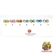 RS26-o Серьги к коллекции Ночной соблазн дикроико и муранское стекло