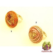 RS57-A Кольцо Marocco дутое муранское стекло