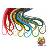 Ожерелье Венецианский бисер в сеточке 45см толщина 10-12мм различные цвета