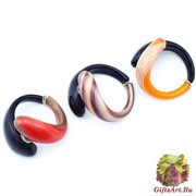 DM16 Браслет Велюр с авентурином 3 цвета муранское стекло