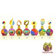 B01 (12) Флакончик Венецианский карнавал h8-14см серия Винтаж муранское стекло