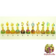 B01/M (4) Флакончик-миньон Аромат Востока  h6-8см серия Винтаж муранское стекло