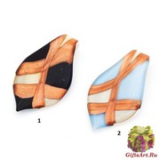 VB10 Подвеска Эффектный подарок 7х4см. муранское стекло