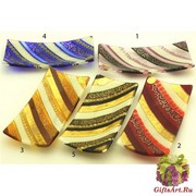 ISV35 Блюдце декоративное 20х10см &quot;Греческий орнамент&quot; 5 цветов муранское стекло