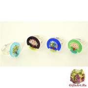 Mur25 Кольцо Дерево удачи муранское стекло