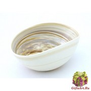 Yalos 9058 Ваза миньон 16,5х11,5х7,5см дизайн Avorio striato муранское стекло