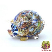 GRos Funny Zoo фигурка Свинка 9см муранское стекло