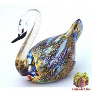 GRos Funny Zoo фигурка Лебедь 10см муранское стекло