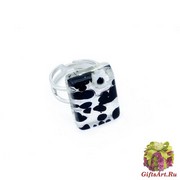 Арт. 44 Кольцо прямоугольное 1,5x2см