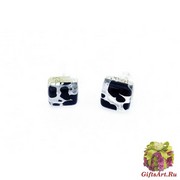 Арт. 44 Серьги-гвоздики 1х1