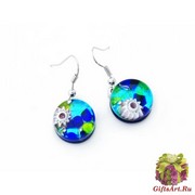 Арт. 39 Серьги круглые 1,5см на швензе/дужке