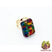 Арт. 38 Кольцо прямоугольное 1,5x2см