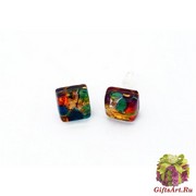 Арт. 38 Серьги-гвоздики 1х1