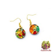 Арт. 38 Серьги круглые 1,5см на швензе/дужке