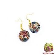 Арт. 159N Серьги круглые 1,5см на швензе/дужке