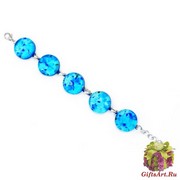 Арт. 33 Браслет с 5 круглыми элементами 1,8см