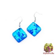 Арт. 33 Серьги 1,5x1,5 на швензе/дужке