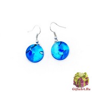 Арт. 33 Серьги круглые 1,5см на швензе/дужке