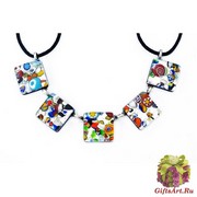 Арт. 160 колье 5 элементов 2x2