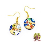 Арт. 150 серьги круглые 1,5cm на швензе