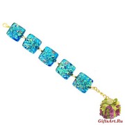 Арт. 157 Браслет с 5 элементами 2x2см