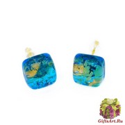 Арт. 157 Серьги-гвоздики 1х1