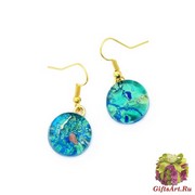 Арт. 157 Серьги круглые 1,5см на швензе/дужке