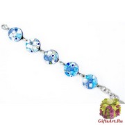 Арт. 85 браслет с 5 круглыми элементами 1,8cm